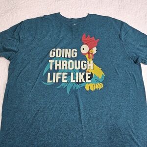 Disney Parks Going Through Life Like Men's Teal Graphic Tee